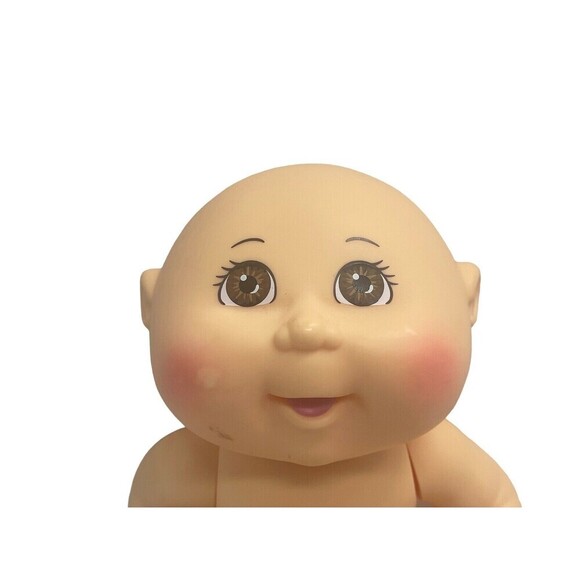 2016 OAA CABBAGE PATCH KIDS DOLL PREEMIE 9" HARD BODY BLUE EYES EYELASHES, BALD - Picture 2 of 15